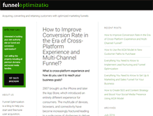 Tablet Screenshot of funneloptimization.com